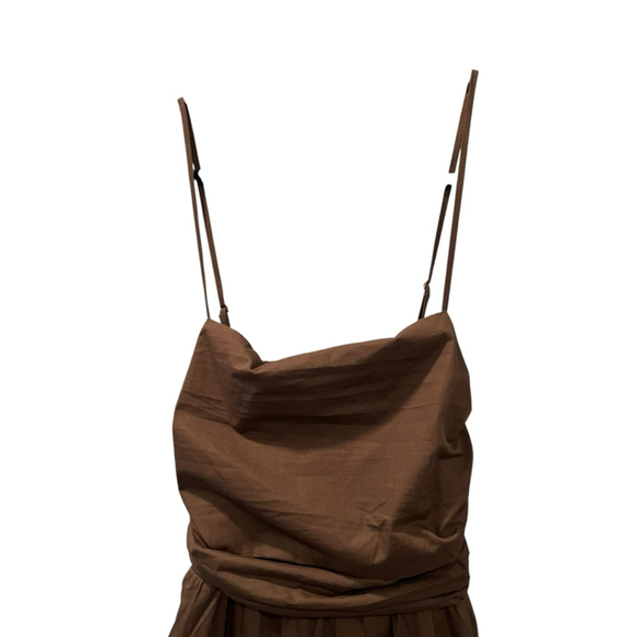 Mon Renn Size Medium Spaghetti Straps Embroidered Dress Bow Adjustable Straps - Picture 6 of 10